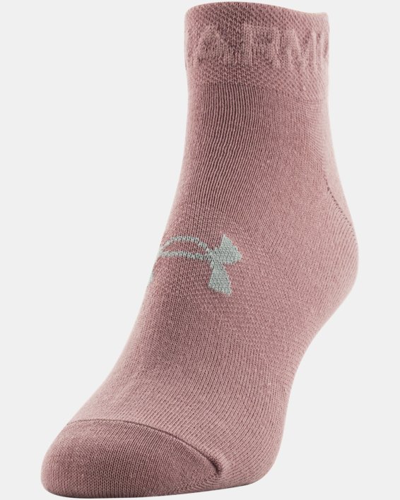 Women's UA Essential Low Cut Socks - 6-Pack, Pink, pdpMainDesktop image number 11